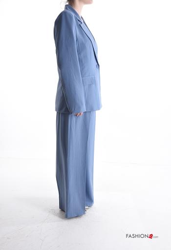 wide leg Hosenanzug mit Gürtel mit Taschen - ph 3