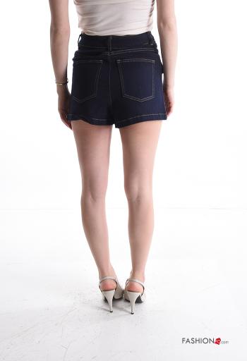 Denim Shorts aus Baumwolle mit Taschen - ph 2