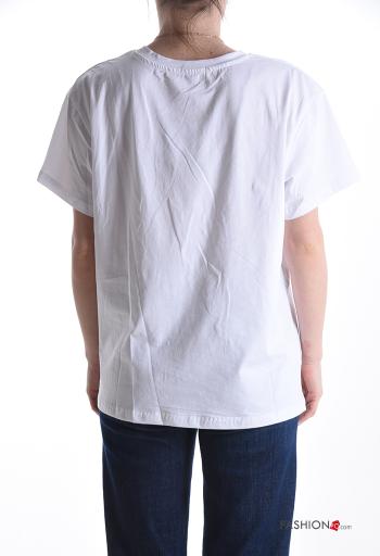 T-shirt de Algodón manga corta cuello redondo - ph 2