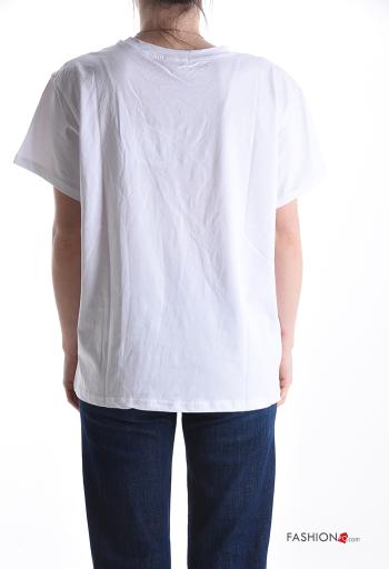T-shirt de Algodón manga corta cuello redondo - ph 2