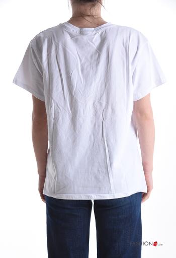 T-shirt de Algodón manga corta cuello redondo - ph 2