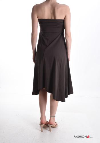 asymmetrical Cotton Sleeveless Dress with elastic - ph 2
