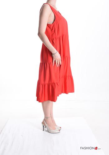 sleeveless Dress with flounces - ph 3