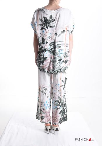 Floral short sleeve wide leg Co-ord - ph 2