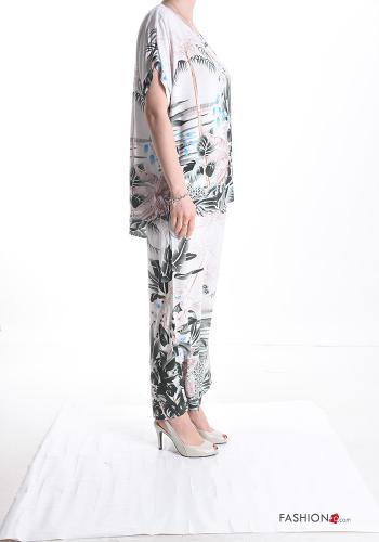 Floral short sleeve wide leg Co-ord - ph 3