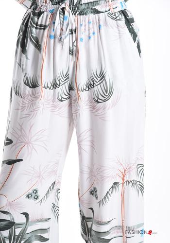Floral short sleeve wide leg Co-ord - ph 4