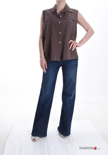 Chemise en Coton sans manches à boutons - ph 5