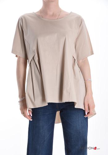 Blouse en Coton manches courtes
