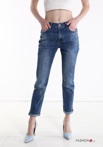 Jeans aus Baumwolle mit Taschen - ph 1