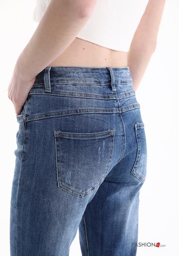 Jeans aus Baumwolle mit Taschen - ph 5