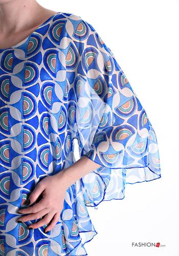 Geometrisches Muster Bluse 3/4 ärmel - ph 4