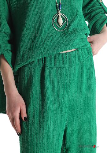 Coordinato maniche a tre quarti con collana con elastico - ph 5