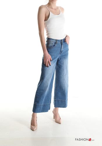 ausgestellte Jeans aus Baumwolle mit Taschen - ph 5
