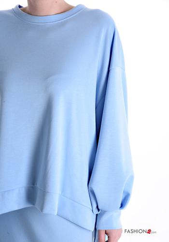 Conjunto manga larga cuello redondo con elástico - ph 4
