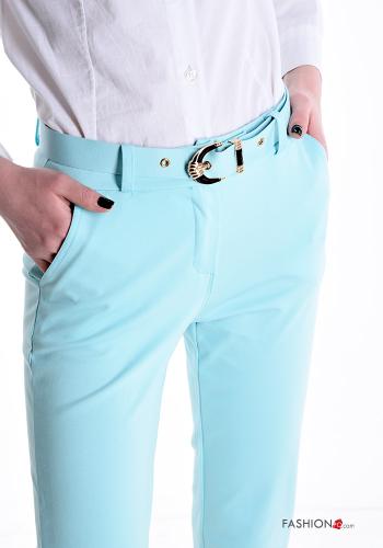 Hose mit Gürtel mit Taschen - ph 4