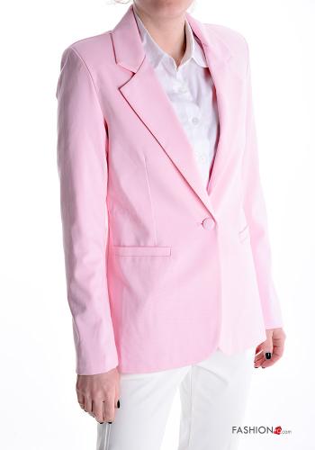 Blazer con fodera con bottoni con tasche - ph 1
