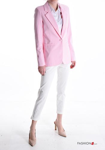 Blazer con fodera con bottoni con tasche - ph 5