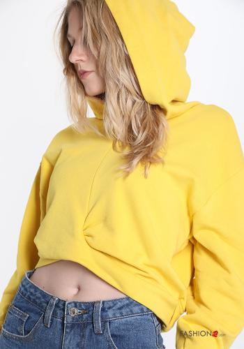 Sweatshirt in Cotton  hooded - ph 4
