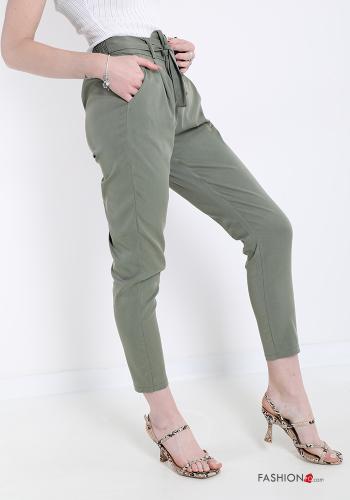 Pantalone con tasche con fiocco - ph 3