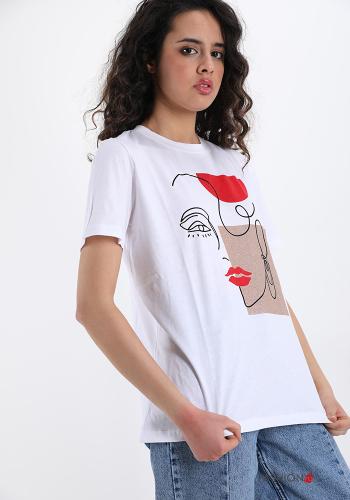 T-shirt aus Baumwolle Kunstmuster - ph 3