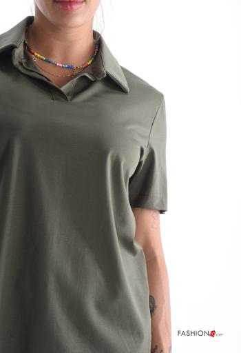 Polo manga corta con cuello con cuello en v - ph 4