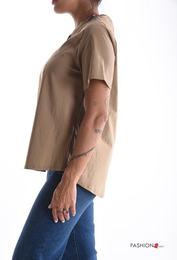 Blusa maniche corte con colletto - ph 3