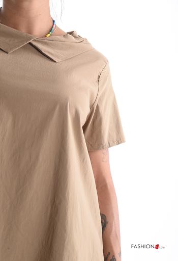 Blusa maniche corte con colletto - ph 4