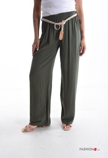 Pantalone con corda con elastico