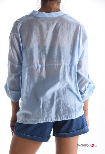 lange ärmel chiffon Bluse mit Knöpfen - ph 2