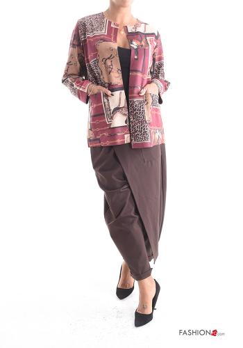 Spolverino camoscio con tasche - ph 5