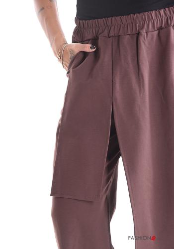Pantalone asimmetrico con tasche con elastico - ph 4