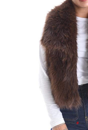 Smanicato pelliccia sintetica con colletto con tasche - ph 4