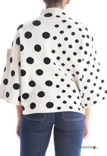 Polka-dot Sweater Rollneck 3/4 sleeve - ph 2