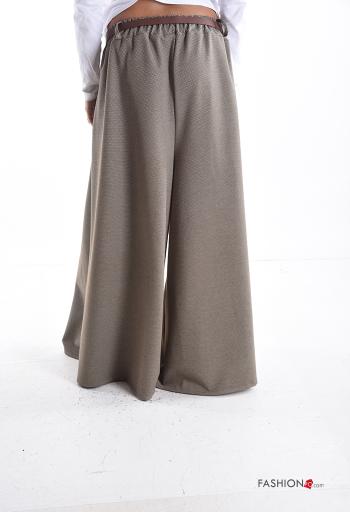 Pantalon wide leg avec ceinture avec poches - ph 2