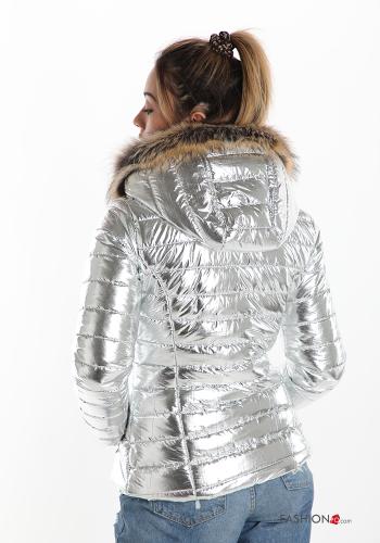 Down Jacket  with zip hooded - ph 2