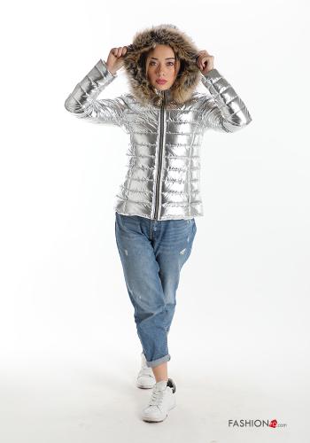 Down Jacket  with zip hooded - ph 5