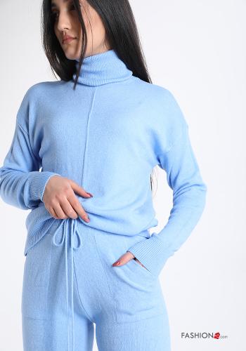 Business Suit  turtleneck with bow - ph 4