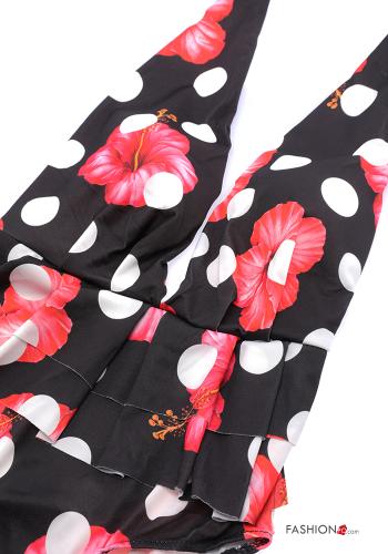 Mix Muster Badeanzug mit Volants - ph 3