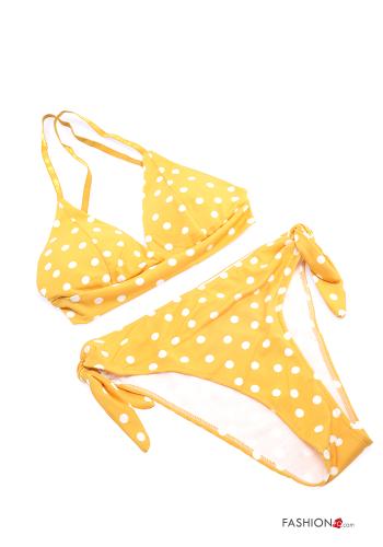 gepunktet Bikini mit Schleife - ph 1
