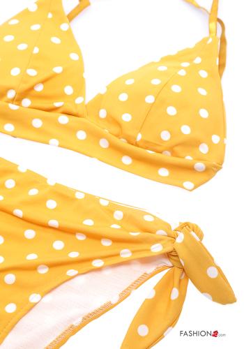 gepunktet Bikini mit Schleife - ph 3