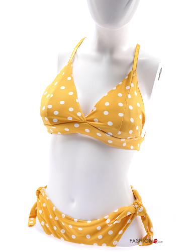 gepunktet Bikini mit Schleife - ph 4