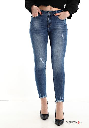 Jeans aus Baumwolle mit Taschen - ph 1