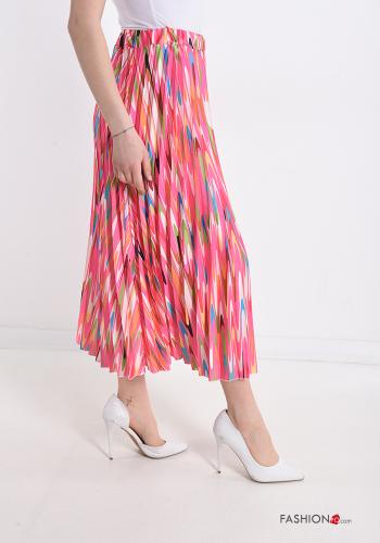 Multicoloured pleated Skirt - ph 3