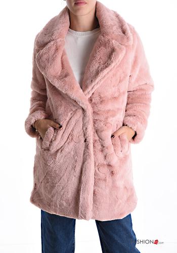 Coat with buttons with lining with pockets - ph 1