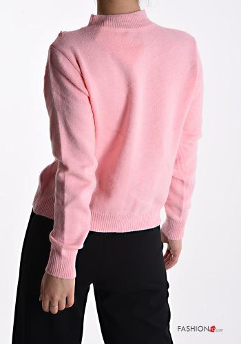 Maglione girocollo con zip - ph 2