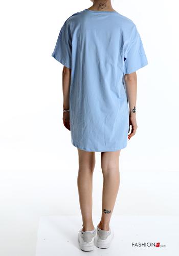 Vestido em Algodão Padrão Estampado - ph 2