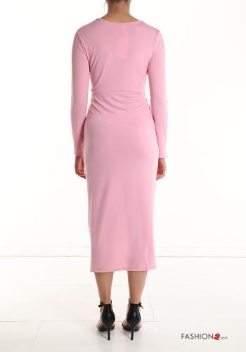 Robe longue avec fonte décolleté profond - ph 2
