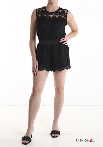 lace trim Cotton Shorts with elastic - ph 5