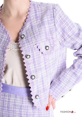 Tailleur in Cotone tipo “Chanel” con bottoni - ph 4