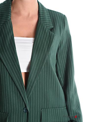 Tailleur oversize Fantasia righe con bottoni con fodera - ph 4
